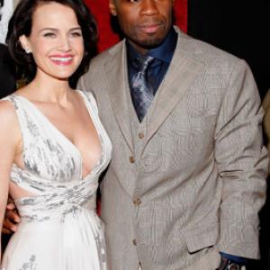 Carla Gugino and 50 Cent at event of Righteous Kill 2008