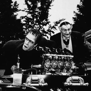 Still of Fred Gwynne and Al Lewis in The Munsters 1964