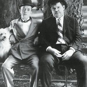 Oliver Hardy and Stan Laurel in All Wet 1924