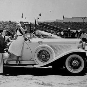 Jean Harlow with her 1932 Auburn Speedster C 1932