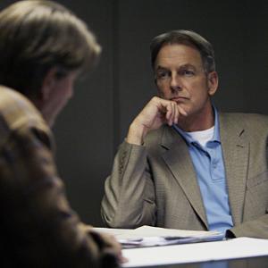 Still of Peter Coyote and Mark Harmon in NCIS: Naval Criminal Investigative Service (2003)