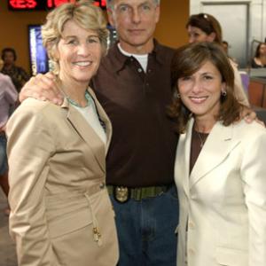 Mark Harmon Nina Tassler and Nancy Tellem at event of NCIS Naval Criminal Investigative Service 2003