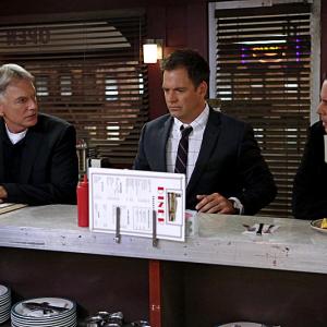 Still of Mark Harmon Sean Murray and Michael Weatherly in NCIS Naval Criminal Investigative Service 2003
