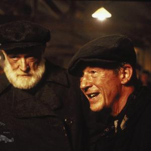 Still of John Hurt and Richard Harris in The Field 1990