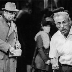 Director George Cukor and Rex Harrison during the making of 