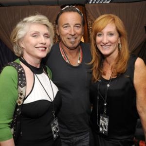 Deborah Harry Patti Scialfa and Bruce Springsteen