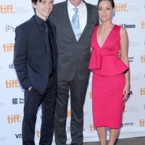 Hal Hartley Liam Aiken and Aubrey Plaza at event of Ned Rifle 2014