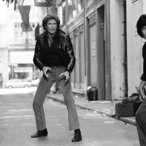 Still of David Hasselhoff and Al Leong in Knight Rider (1982)