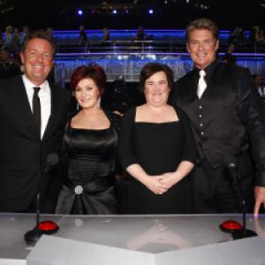 Still of David Hasselhoff, Piers Morgan, Sharon Osbourne and Susan Boyle in America's Got Talent (2006)