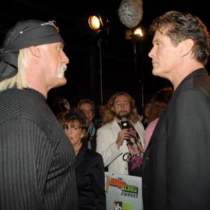 David Hasselhoff and Hulk Hogan