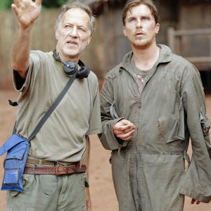 Christian Bale and Werner Herzog in Rescue Dawn 2006