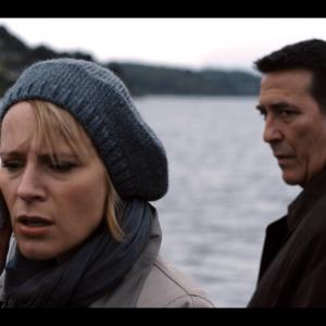 Still of Ciarn Hinds and Iben Hjejle in The Eclipse 2009