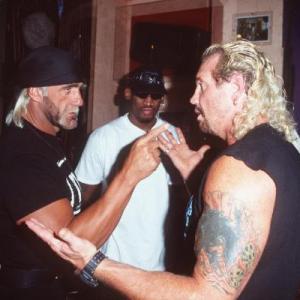 Hulk Hogan, Dallas Page and Karl Malone
