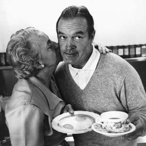 Bob Hope at home with motherinlaw