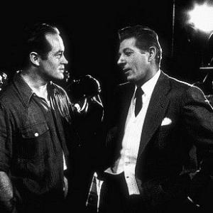 91931 Knock On Wood Bob Hope visiting Danny Kaye on the set 1955 Paramount