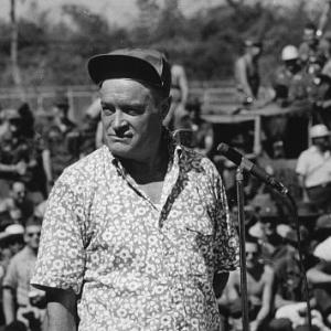 Bob Hope during a USO tour in Southeast Asia