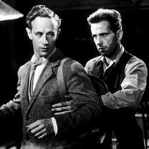 Humphrey Bogart and Leslie Howard in The Petrified Forest 1936 Warner Bros