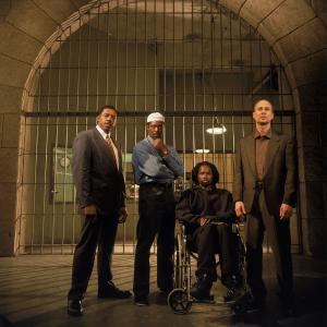 Still of Ernie Hudson, Terry Kinney, Harold Perrineau and Eamonn Walker in Ozas (1997)