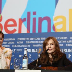 Isabelle Huppert and Louise Bourgoin at event of La religieuse (2013)