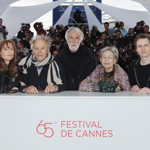 Isabelle Huppert, Jean-Louis Trintignant, Michael Haneke, Emmanuelle Riva and Alexandre Tharaud at event of Amour (2012)
