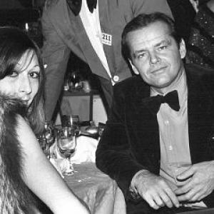 Academy Awards 46th Annual 1974 Anjelica Huston with Jack Nicholson