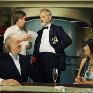 Still of Bill Murray Anjelica Huston Michael Gambon and Wes Anderson in The Life Aquatic with Steve Zissou 2004