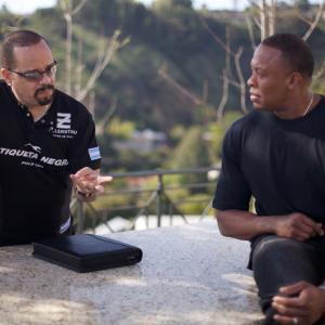 Still of Ice-T and Dr. Dre in Something from Nothing: The Art of Rap (2012)