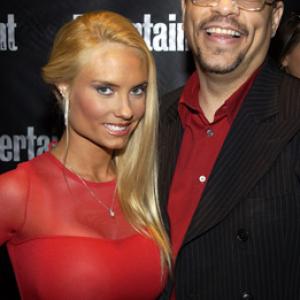 Ice T's Fiancee Coco in a dress of her own design