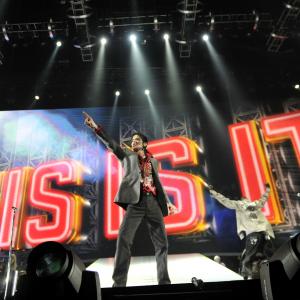 Michael Jackson at event of This Is It 2009