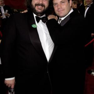 Sean Astin and Peter Jackson