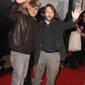 Steven Spielberg and Peter Jackson at event of The Lovely Bones (2009)