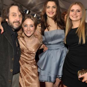Peter Jackson Rachel Weisz Rose McIver and Saoirse Ronan at event of The Lovely Bones 2009