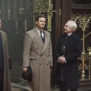 Still of Colin Firth, Derek Jacobi and Geoffrey Rush in Karaliaus kalba (2010)