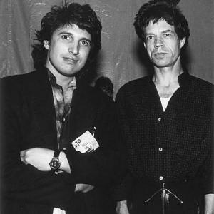 Mick Jagger and Peter Napoliello