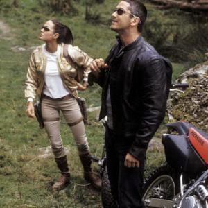 Still of Angelina Jolie and Gerard Butler in Lara Croft Tomb Raider The Cradle of Life 2003