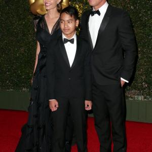 Brad Pitt, Angelina Jolie and Maddox Jolie-Pitt