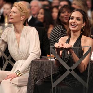 Angelina Jolie and Tilda Swinton