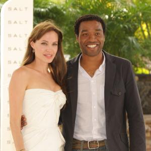 Angelina Jolie and Chiwetel Ejiofor at event of Salt 2010