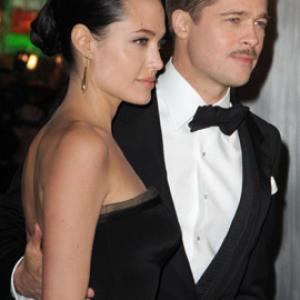 Brad Pitt and Angelina Jolie at event of Keista Bendzamino Batono istorija 2008