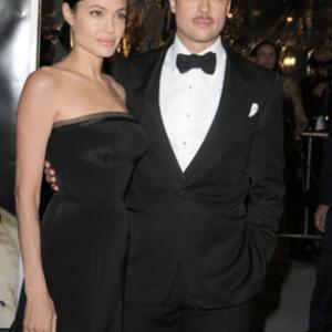 Brad Pitt and Angelina Jolie at event of Keista Bendzamino Batono istorija 2008