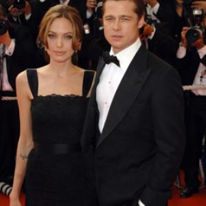 Brad Pitt and Angelina Jolie at event of A Mighty Heart 2007