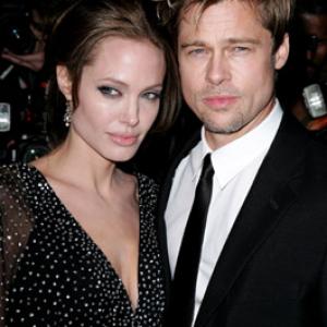 Brad Pitt and Angelina Jolie at event of The Good Shepherd 2006
