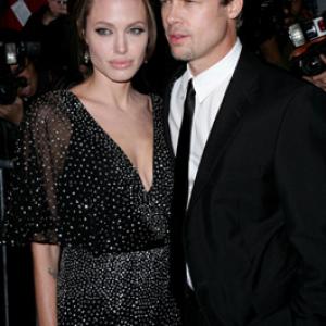Brad Pitt and Angelina Jolie at event of The Good Shepherd (2006)
