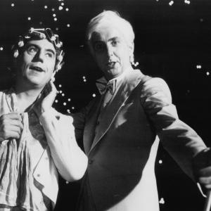 Still of Eric Idle and Terry Jones in The Meaning of Life 1983