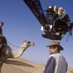 (Left to right) Heath Ledger, director Shekhar Kapur and director of photography Robert Richardson