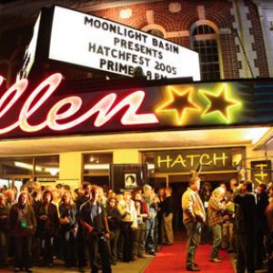 Scott Duthie (Producer) and William Katt (Director) stop on the red carpet for interviews at the Ellen theater in Bozeman, MT, for HatchFest 2005.