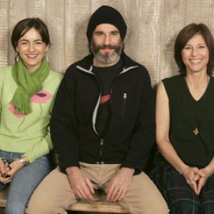Daniel DayLewis Catherine Keener and Camilla Belle at event of The Ballad of Jack and Rose 2005