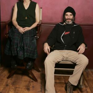Daniel DayLewis and Catherine Keener at event of The Ballad of Jack and Rose 2005