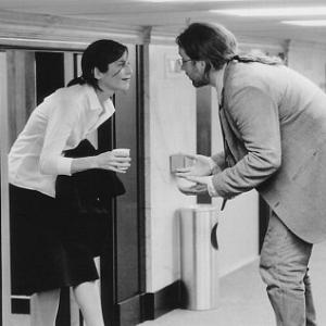 Still of John Cusack and Catherine Keener in Being John Malkovich (1999)
