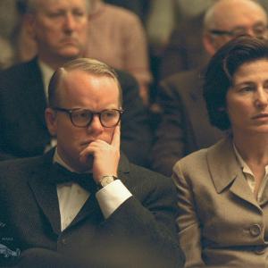 Still of Philip Seymour Hoffman and Catherine Keener in Capote 2005